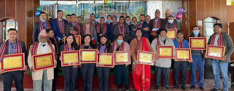 मेगा ड्रिम सहकारीका सदस्य र कर्मचारी सम्मानीत